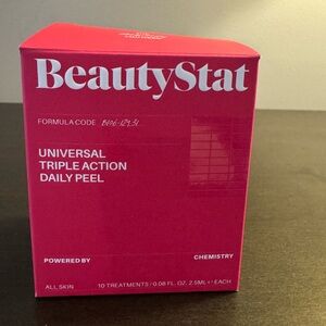 Beautystat Universal Triple Action Daily Peel 10 items .08 oz 2.5 ml x 10 NIB